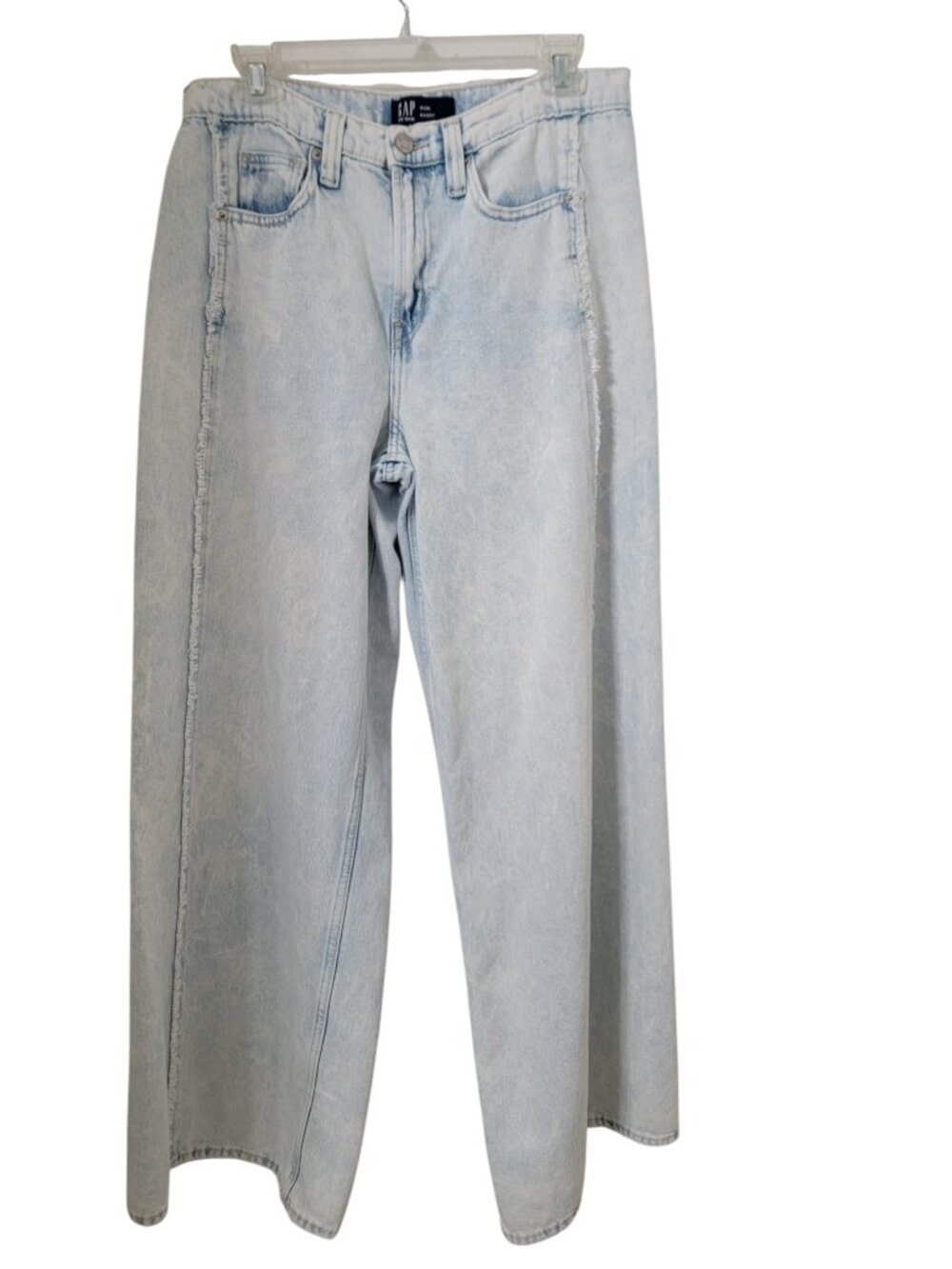 GAP Size 8/26 L Baggy Frayed Seam Jeans